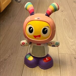 Fisher-Price interactive Colorful Dancing Robot with Yellow Face/